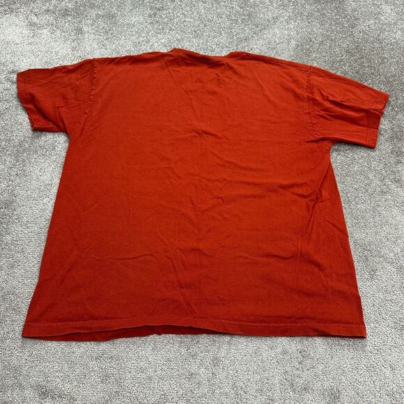 Columbia Graphic T-Shirt Mens XL Red Crew Neck Short Sleeve Cotton Casual Tee - Picture 2 of 12